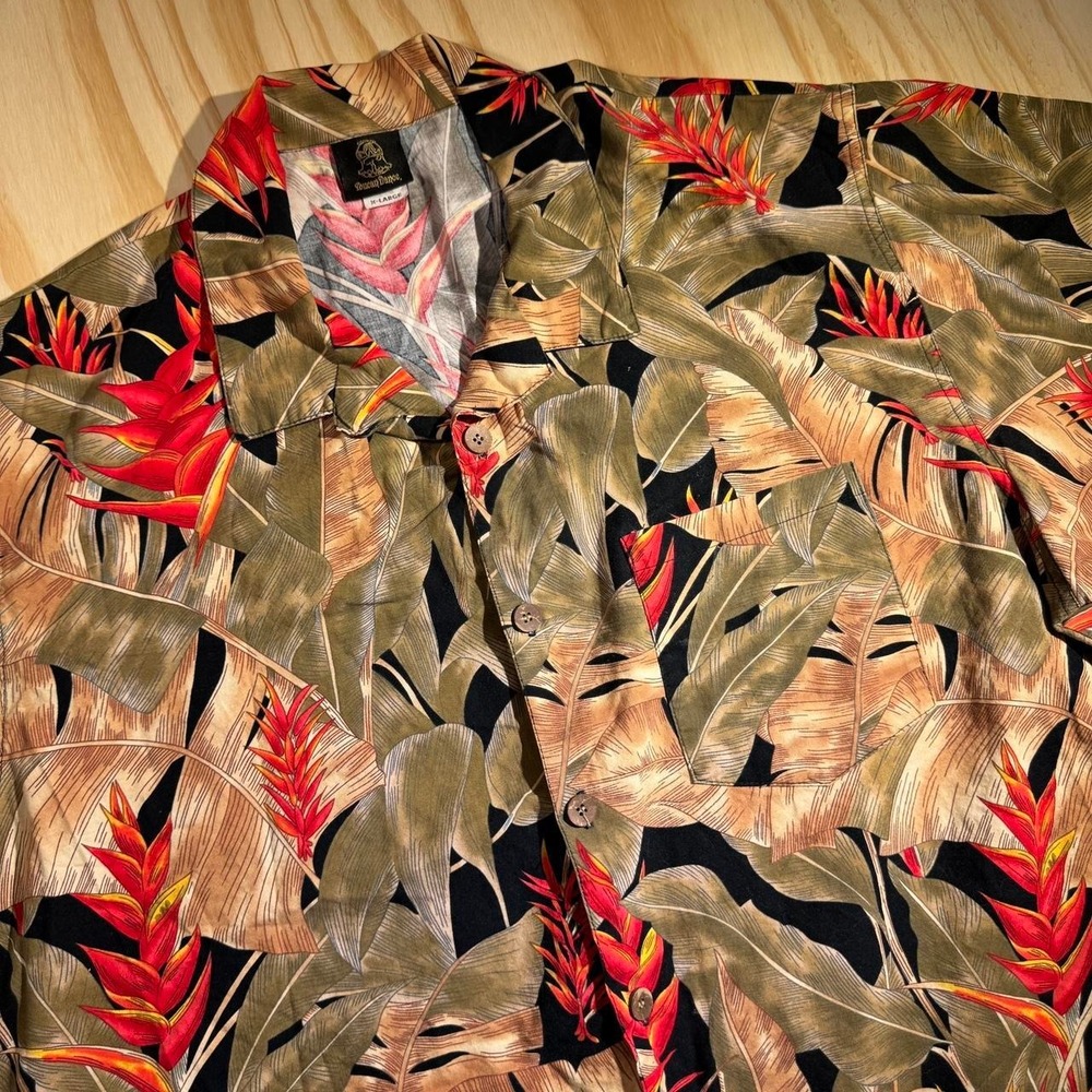 Vintage Toucan Dance Hawaiian button up shirt